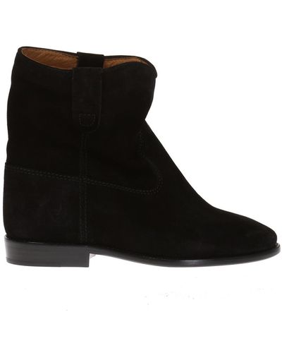 Isabel Marant Crisi' Wedge Boots - Black
