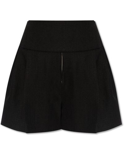 Jil Sander High-rise Shorts, - Black