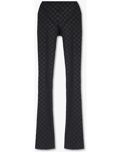 MISBHV Trousers With Monogram - Black