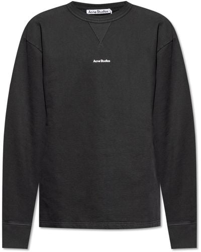 Acne Studios Sweatshirt With Logo, - Black