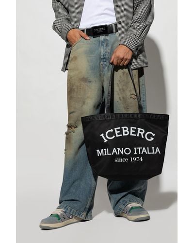 Iceberg Shopper Bag - Black