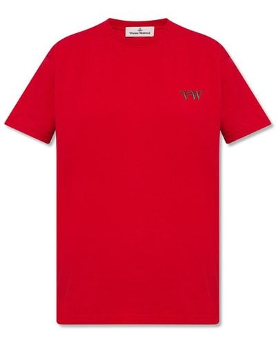 Vivienne Westwood T-shirt From Organic Cotton - Red