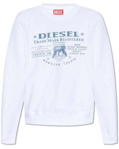 DIESEL ‘S-Ginn-L2’ Sweatshirt - White