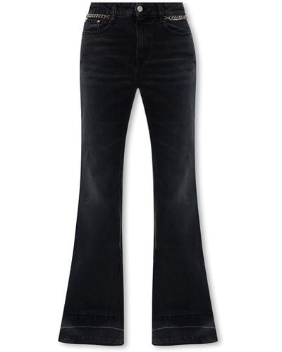 Stella McCartney Jeans With Flared Legs - Black