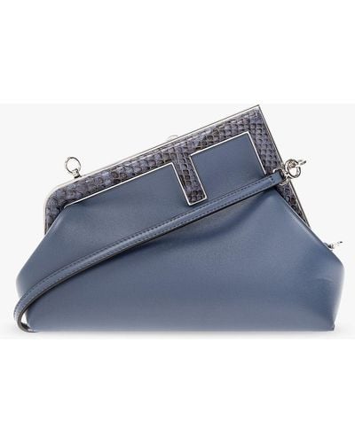 Fendi ' First Small' Shoulder Bag - Blue