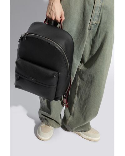 Bally 'code' Backpack, - Black