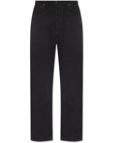 Balenciaga Baggy Jeans, - Black
