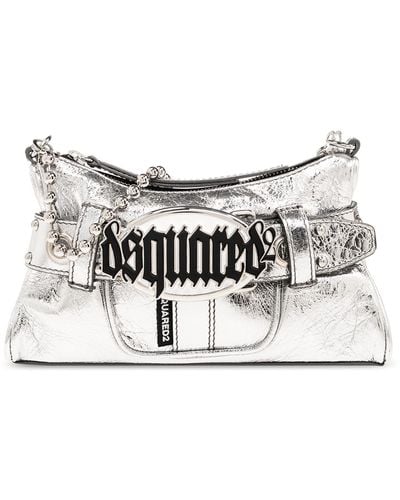 DSquared² Shoulder Bag With Logo, - White
