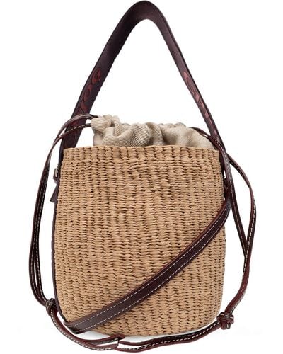 Chloé ‘Woody Small’ Bucket Bag - Natural
