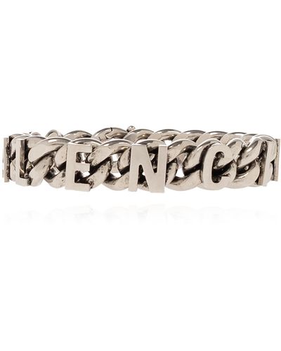 Balenciaga Gold Logo Link Bracelet | Rent Balenciaga jewelry for $55/month