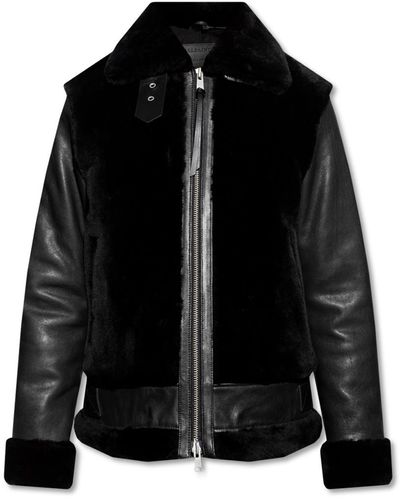 AllSaints 'bexley' Leather Jacket - Black