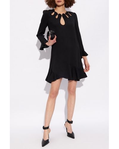DSquared² Dress With Logo, - Black