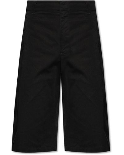 Lemaire Cotton Shorts - Black