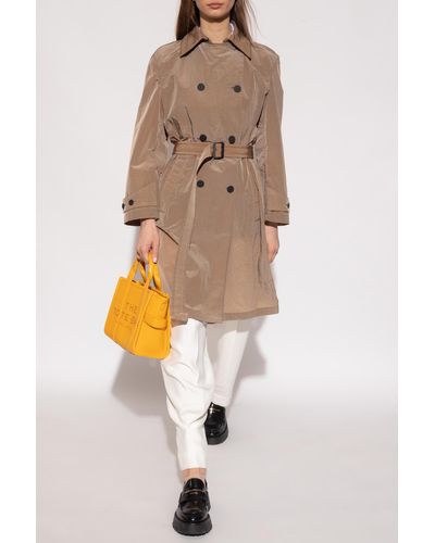 Emporio Armani Double-breasted Trench Coat - Brown