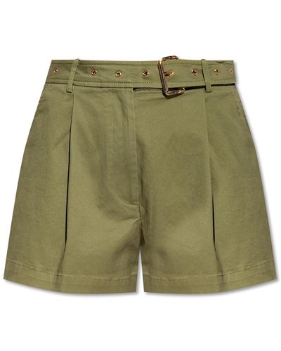 Michael Kors Shorts With Belt - Green