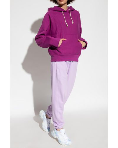 Champion Hoodie With Patch - Purple