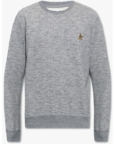 Golden Goose Sweatshirt With Logo - Grey