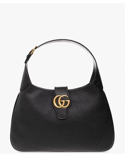 Gucci 'aphrodite Medium' Hobo Shoulder Bag - Black