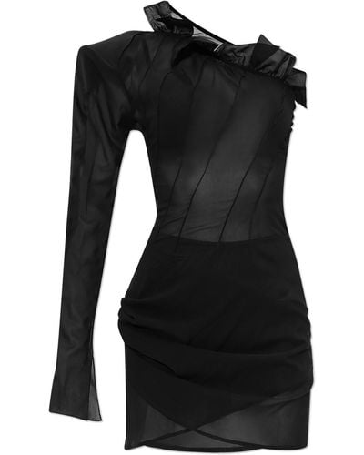 The Mannei ‘Sofia’ One-Shoulder Dress - Black