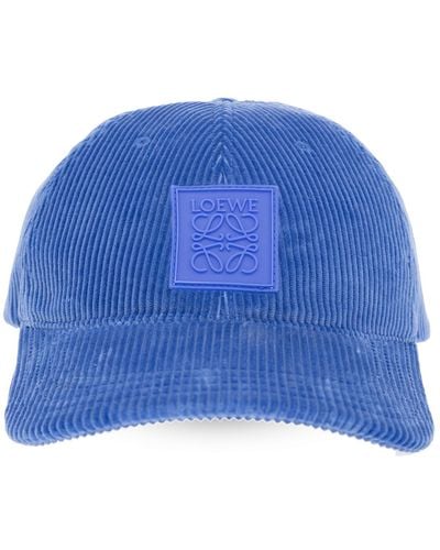 Blue Bucket hat with logo Loewe - Vitkac HK