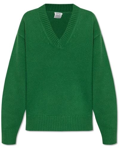 Totême Wool Jumper - Green
