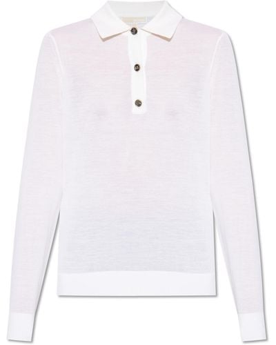 MICHAEL Michael Kors Polo Shirt With Long Sleeves - White