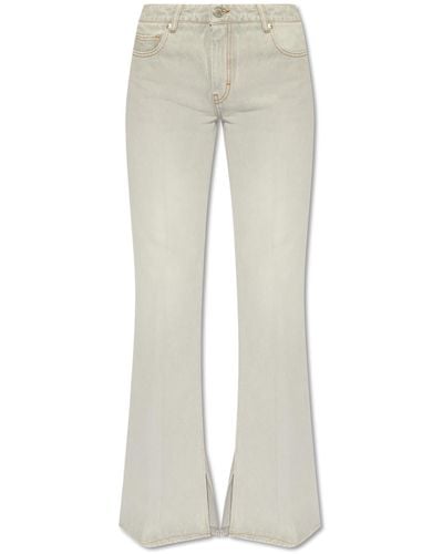 Ami Paris Flare Jeans - White