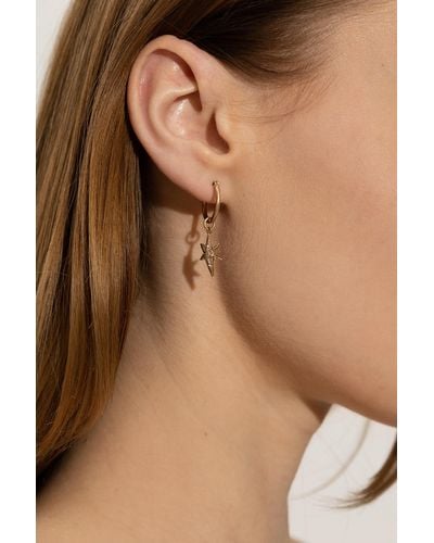 AllSaints Earrings With Charms, - Brown
