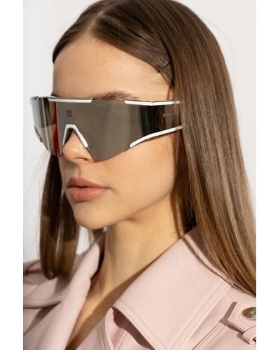 Balmain 'fleche' Sunglasses, - Natural