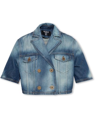 detektor hår Tranquility Balmain Jean and denim jackets for Women | Online Sale up to 40% off | Lyst