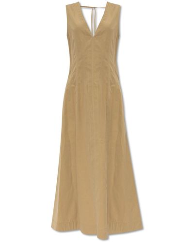 Bottega Veneta Sleeveless Dress, - Natural