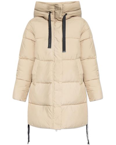 Save The Duck 'erin' Puffer Jacket - Natural