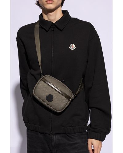 Moncler Monogram Shoulder Bag - Black
