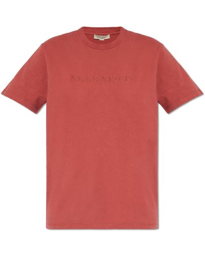 AllSaints 'pippa' T-shirt, - Red