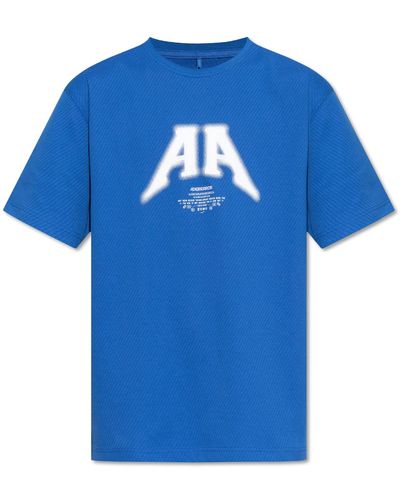 Adererror T-Shirt With Logo - Blue
