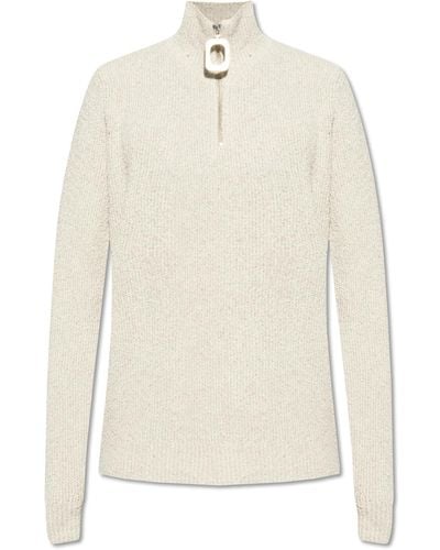 JW Anderson Ribbed Jumper, - White