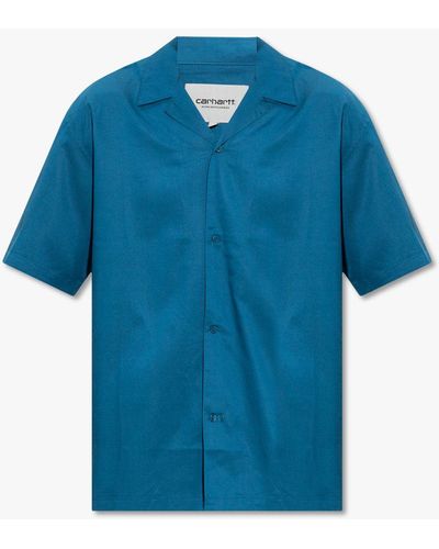 Carhartt Shirt With Logo - Blue