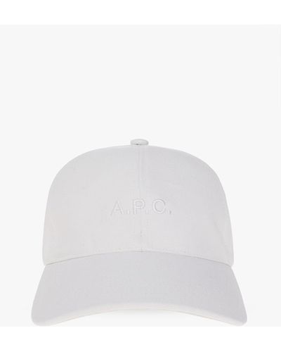 A.P.C. ‘Charlie’ Baseball Cap - White