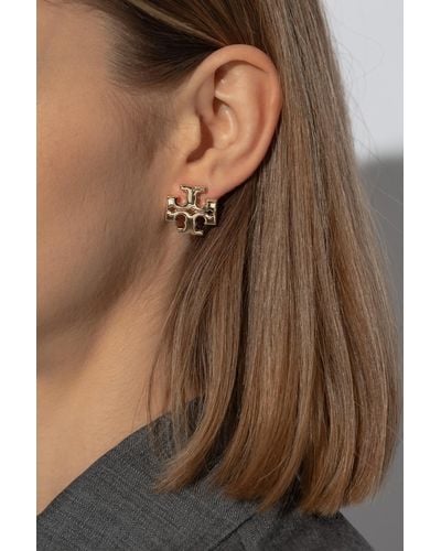 Tory Burch Eleandor Earrings - Brown