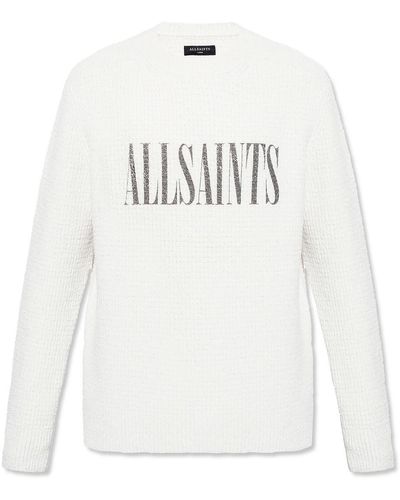 AllSaints 'grid' Jumper - White
