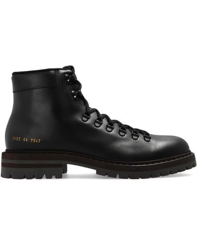 Common Projects Leather Boots - Black