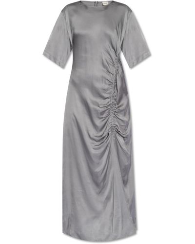 Herskind Satin Dress 'sabastian', - Grey