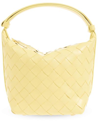 Bottega Veneta 'wallace Mini' Handbag, - Yellow