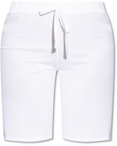 Hanro Cotton Shorts, - White