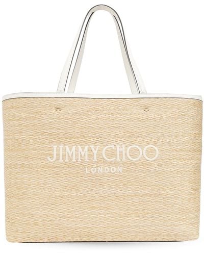 Jimmy Choo 'marli' Shopper Bag, - Natural