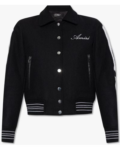 Amiri Wool Jacket - Black