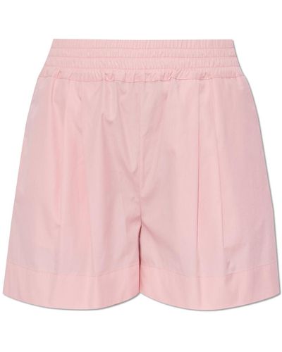 Marni Cotton Shorts With Logo - Pink
