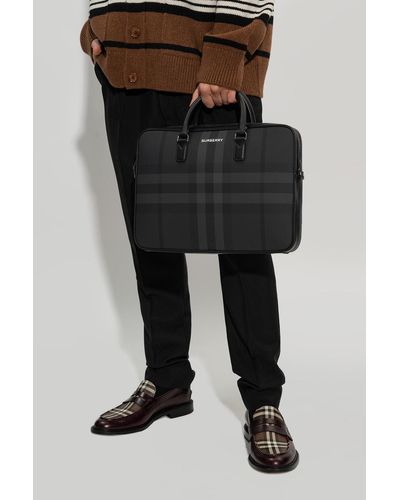 Burberry 'ainsworth' Briefcase, - Black