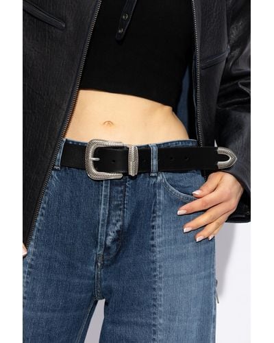 AllSaints Leather Belt By , ' - Black