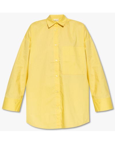 By Malene Birger 'derris' Shirt In Organic Cotton - Yellow